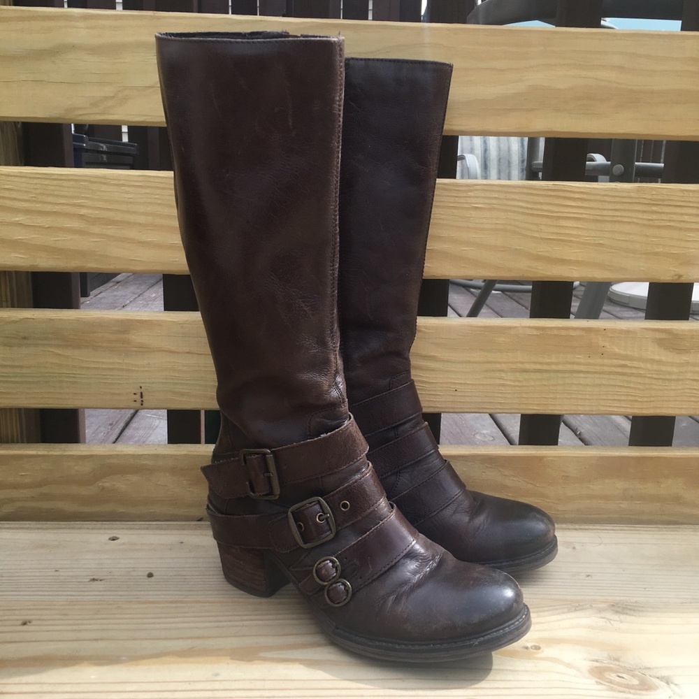 Brown heeled matisse renegade boot
